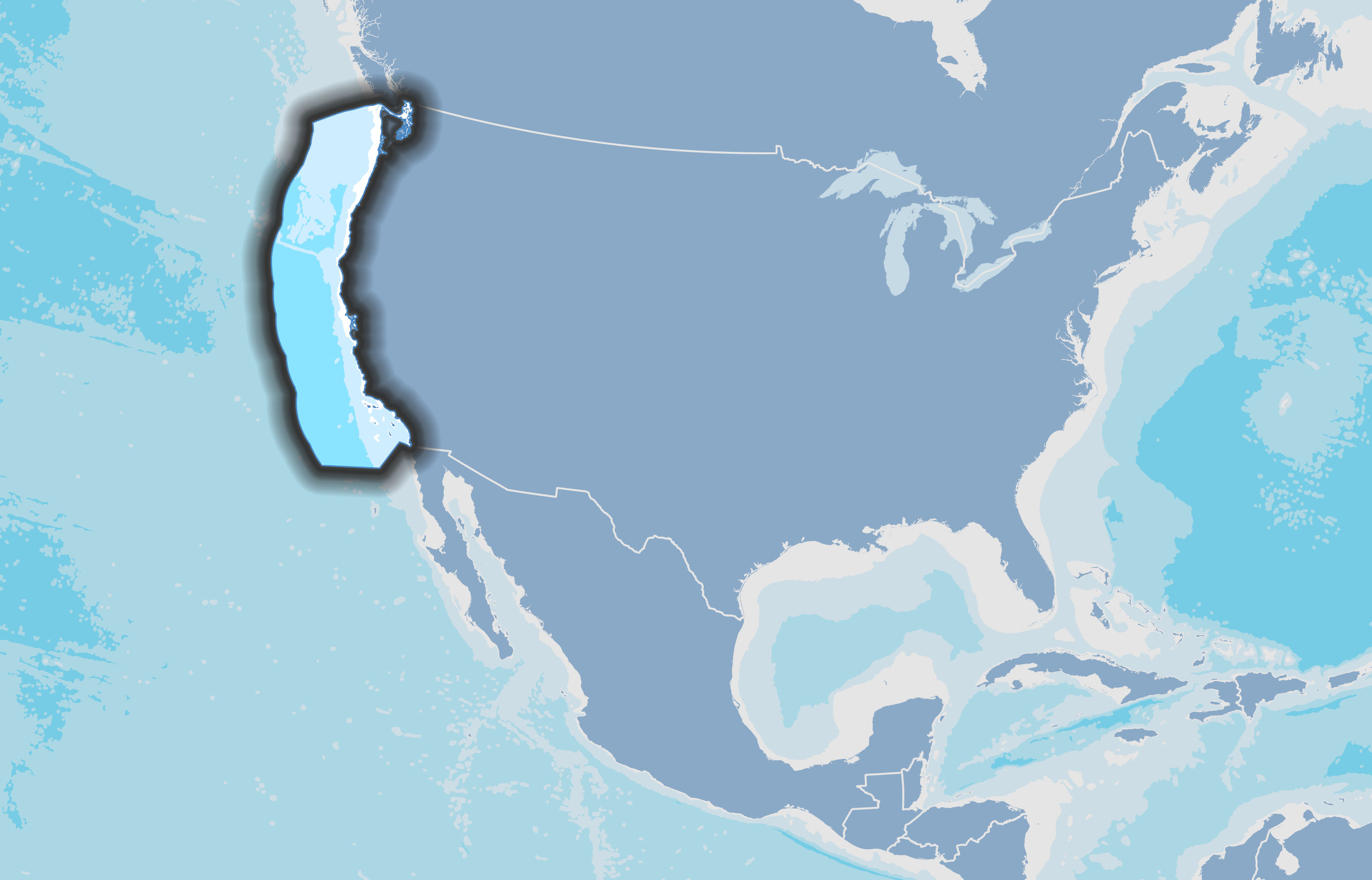 California Current map
