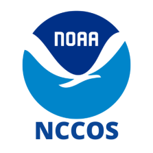 NOAA logo with National Centers for Coastal and Ocean Science