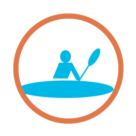 kayaking icon