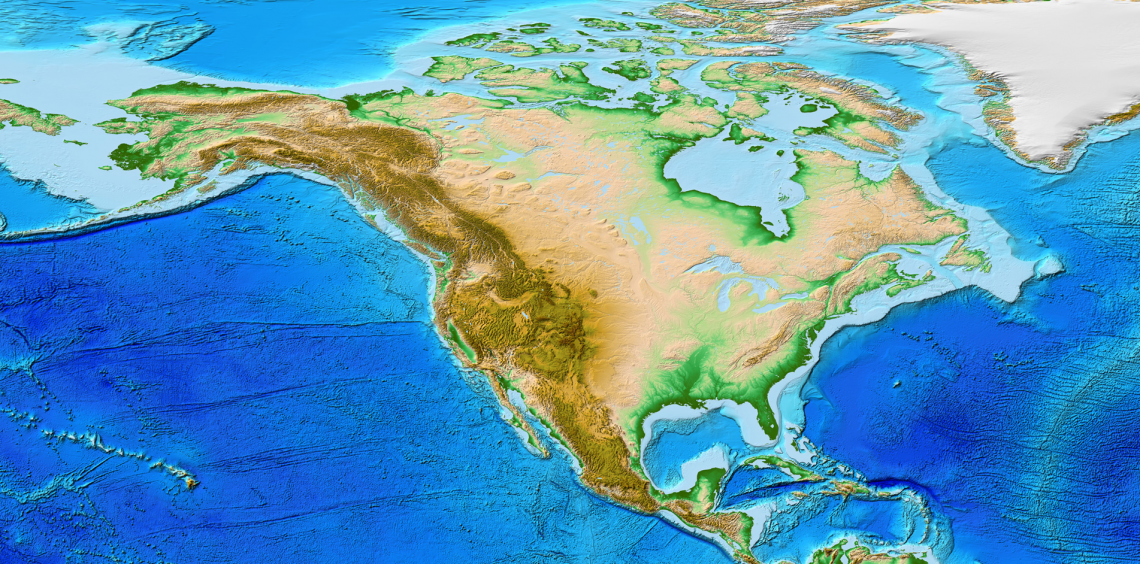 map of all US marine ecosystem regions
